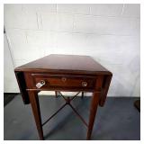 Hekman Drop-Leaf Side Table with Drawer