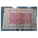 Ali Baba Cashmir Quality Bokhara Pattern Area Rug,
