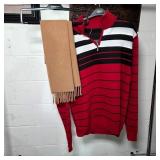 True Rock XXL Sweater & Fendi Embroidered Scarf