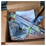 Triumph Service Manual & Motorcycle Hardware Lot