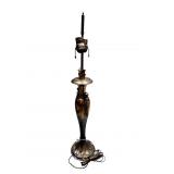 Victorian Banquet Oil Lamp Stand with Relief Maide