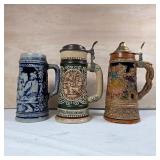 Group of Assorted Vintage Beer Steins