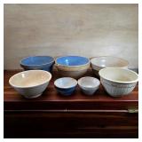 Assorted Vintage Kitchen Mixing Bowls