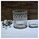 Group of Clear Tabletop and Decorative Objects