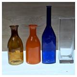 Selection of Assorted Bottles and Vase