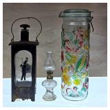 Musical Decanter, Mini Lamp & Himark Canister