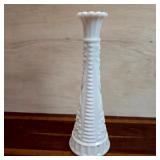 Anchor Hocking Stars & Bars Milk Glass Bud Vase