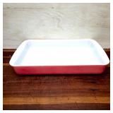 Vintage Pyrex Pink 232 Rectangular Baking Dish