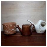 Group of Italian Planter and Watering Cans