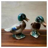 Pair of Mallard Duck Figurines