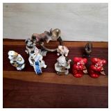 Assorted Musical Dog Figurines and Shakers Lot