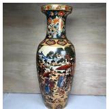 Chinese Guxiang Yiyi Satsuma-Style Floor Vase