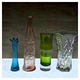 Assorted Decorative Vases and Bottle