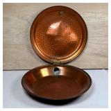Antique Copper-Tone Bed Warming Pan