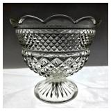 Indiana Glass Diamond Point Compote