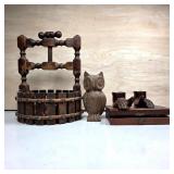 Assorted Tabletop Decor and Travel Chess Lot