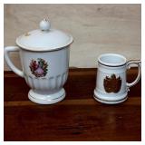 Group of Vintage Mugs with Schmid Musical Mug