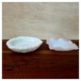 Group of Vintage White Decorative Dishes