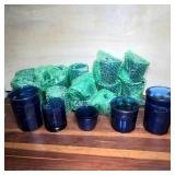 Cobalt Blue Tumblers and Tableware Group