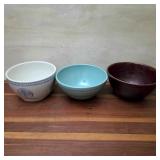 Assorted Vintage Ceramic Mixing Bowls