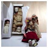 Group of Assorted Collectible Dolls