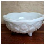 Vintage Three-Footed Scalloped Bowl