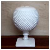 Westmoreland English Hobnail Milk Glass Ivy Ball