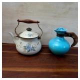 Mikasa Day Dreams Kettle & Turquoise Pitcher
