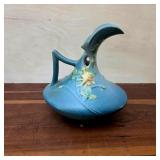 Roseville Columbine Blue Ewer 18-7"