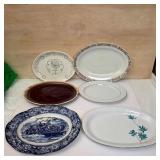 Assorted Vintage Oval Serving Platters
