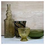 Assorted Green Tableware and Decor Group