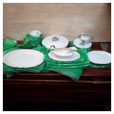 ACI Celeste & Gold-Trimmed Tableware Group