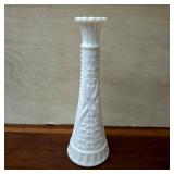 Vintage Stars and Bars Milk Glass Bud Vase
