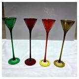 Tall Multicolor Cordial Stemware