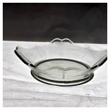 Group of Clear Scalloped Dishes