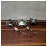 Group of Assorted Silver-Tone Metal Tableware