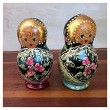 Group of Russian Matryoshka Nesting Dolls
