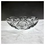 American Brilliant Style Six-Lobed Bowl