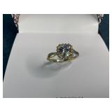 New Sterling Giani Bernini Halo Twist Band Ring