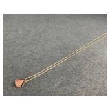 Sterling Silver Hershey's Pave Crystal Necklace