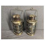 Pair of Oil Lanterns