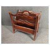 Wooden Magazine Rack