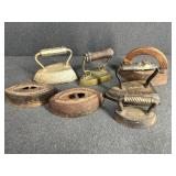Lot of Antique Irons