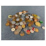 Lot of Coins and Tokens
