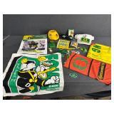 Lot of Oregon Ducks Sports Memorabilia