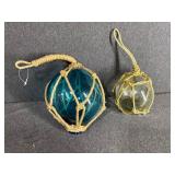 2 - Glass Globe Decorations