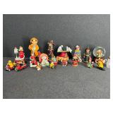 Lot of Firefighter Figurines and Ornaments
