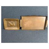 2 - Decorative Bronze Trays