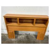 Wooden Bookcase/Storage Headboard
