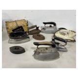 Lot of Vintage Irons